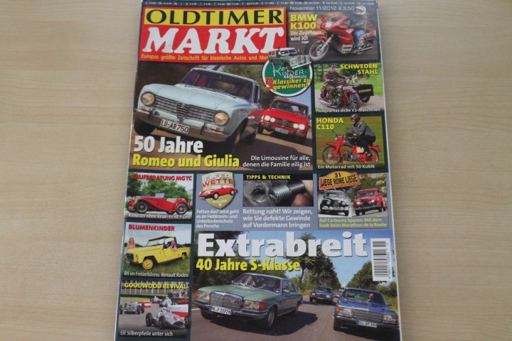 Deckblatt Oldtimer Markt (11/2012)